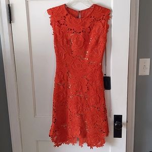 Catherine Deane red cocktail dress